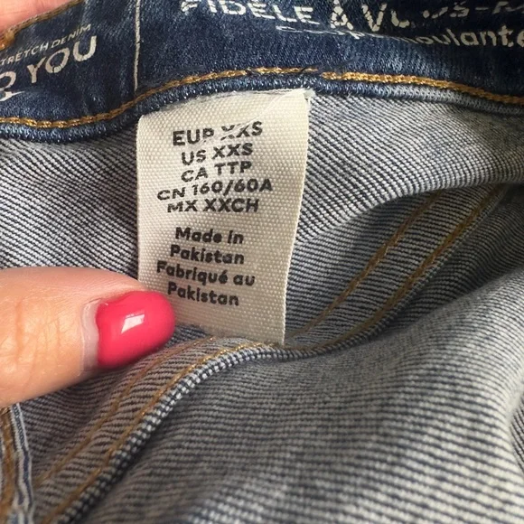 American Eagle Outfitters Blue Ripped Skinny Jeans - Picture 4 of 4